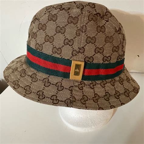 gucci bear hat|authentic gucci bucket hat.